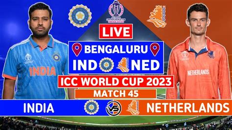 IND vs NED Live score .